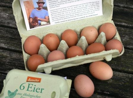 täglich frische Eier