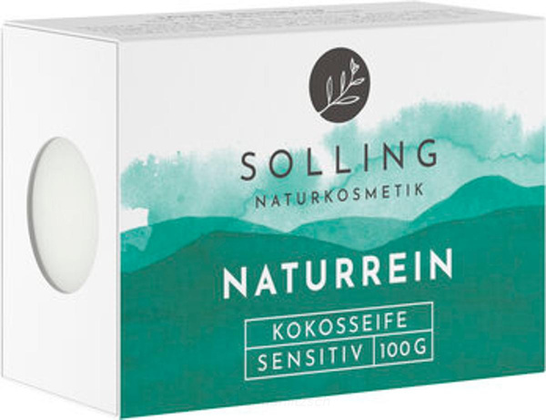 Produktfoto zu Kokosseife Naturrein
