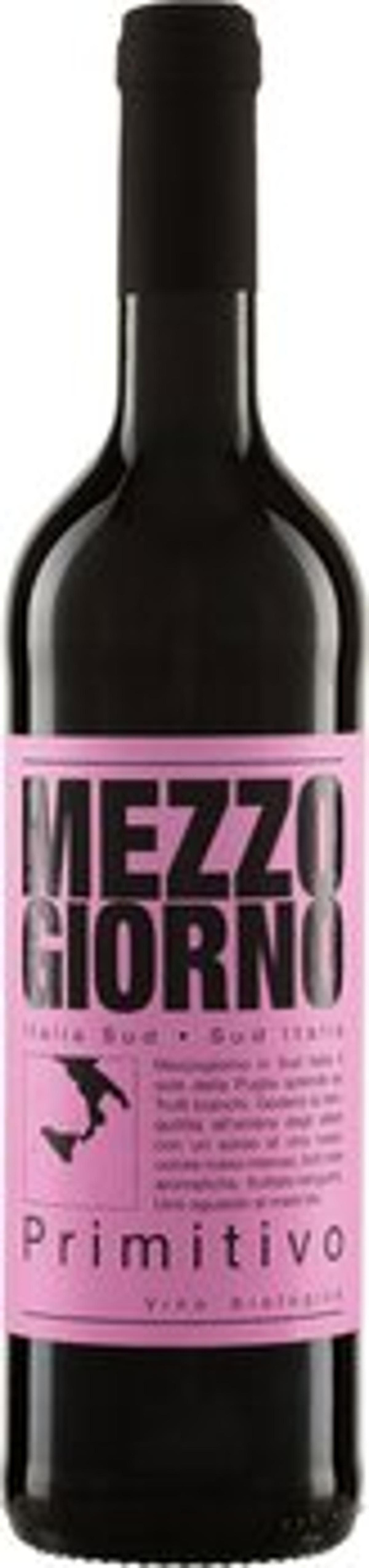Produktfoto zu Mezzogiorno Primitivo - Charakteristischer Rotwein