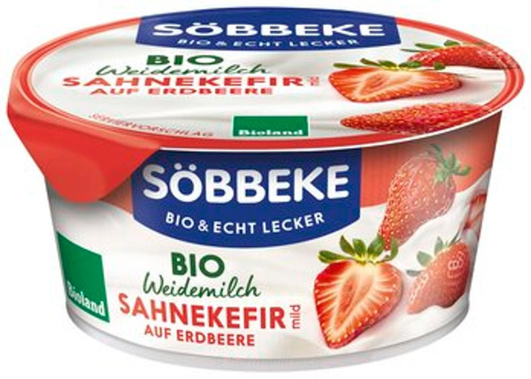 Produktfoto zu Sahne-Kefir Erdbeere