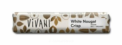 Produktfoto zu White Nougat Crisp Riegel mit Reisdrink
