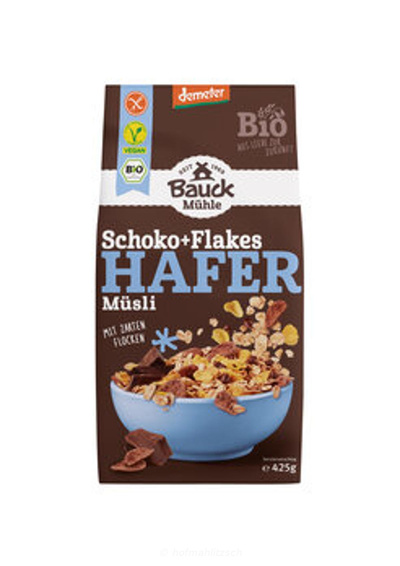 Produktfoto zu Hafermüsli Schoko + Flakes glutenfrei