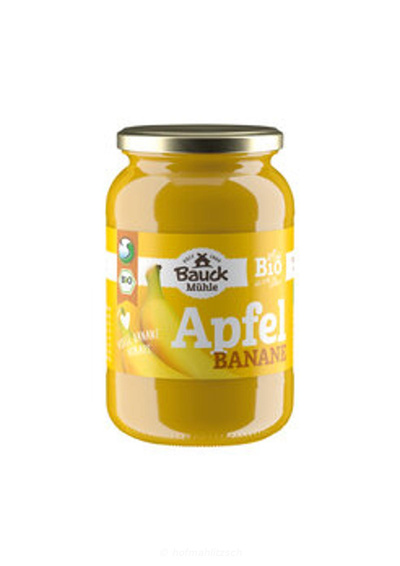 Produktfoto zu Apfel-Bananenmark, ungesüßt