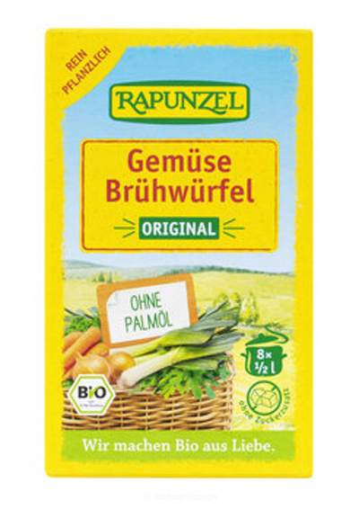 Produktfoto zu Gemüse-Brühwürfel Original, mit Bio-Hefe