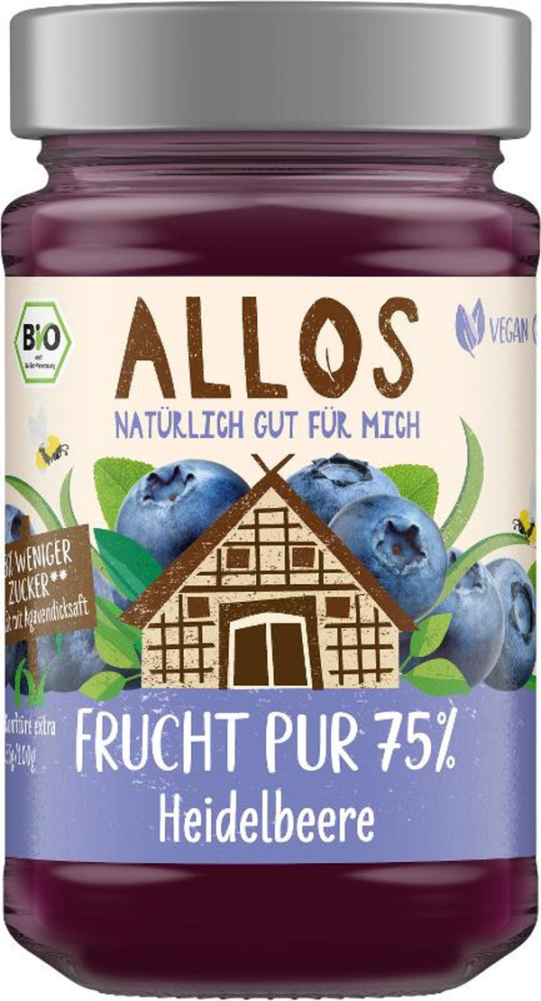 Produktfoto zu Frucht-Pur Heidelbeere