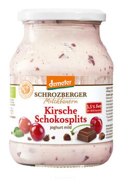 Produktfoto zu Winterjoghurt Kirsche Schokosplits