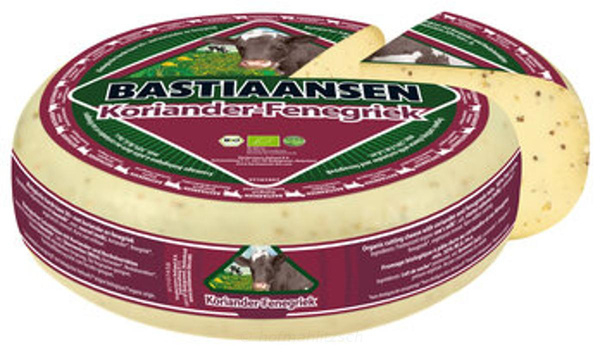 Produktfoto zu Korianderkäse - würzig & exotisch, affiniert mit Bockshornklee