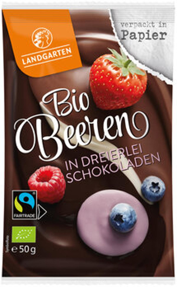 Produktfoto zu Beeren in dreierlei Schokolade