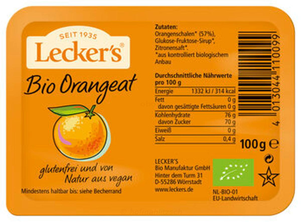 Produktfoto zu Orangeat  100g