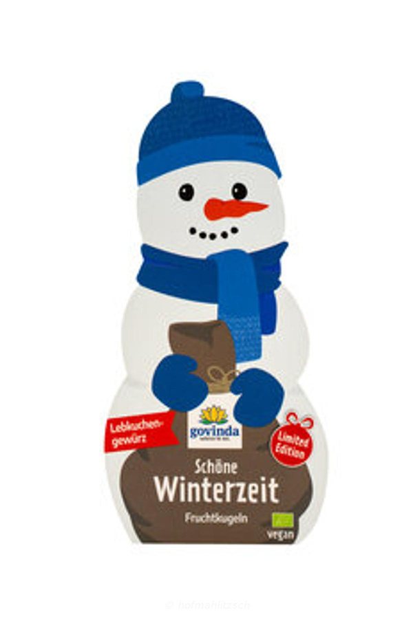 Produktfoto zu Schöne Winterzeit - Schneemann Fruchtkugeln