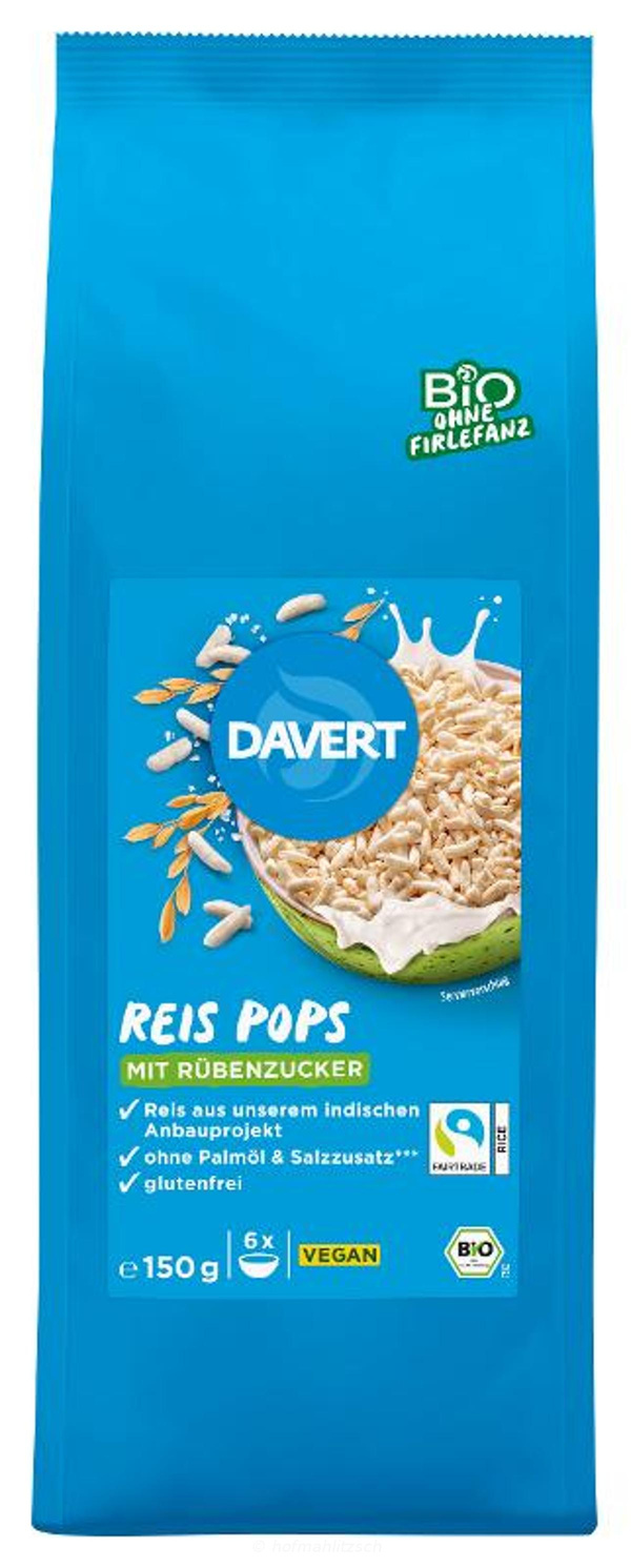 Produktfoto zu Reis Pops mit Rübenzucker