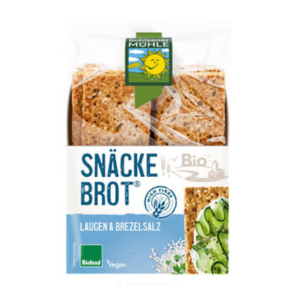 Produktfoto zu Snäckebrot Laugen & Brezelsalz - mild-aromatisches Brotgebäck
