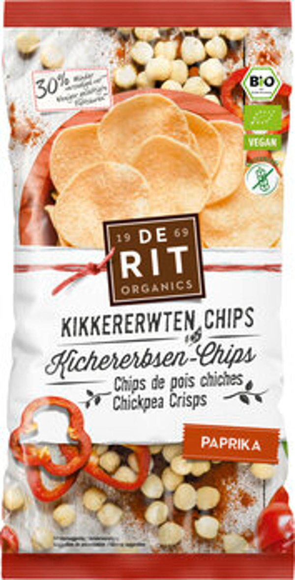 Produktfoto zu Paprika Kichererbsen-Chips - Haltbarkeit 28.01.2025