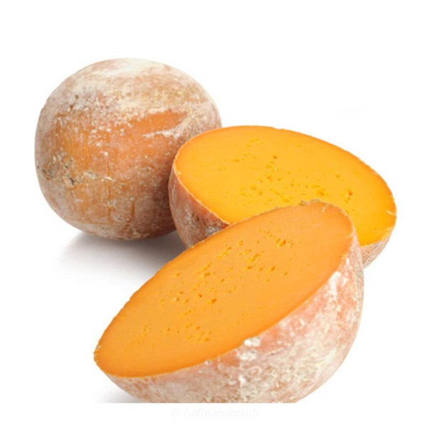 Produktfoto zu Mimolette Vieille - Hartkäse aus Nordfrankreich, karamellig, salzig & ein Hingucker