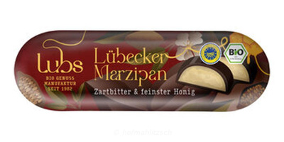 Produktfoto zu Marzipanbrot mit Honig Zartbitter