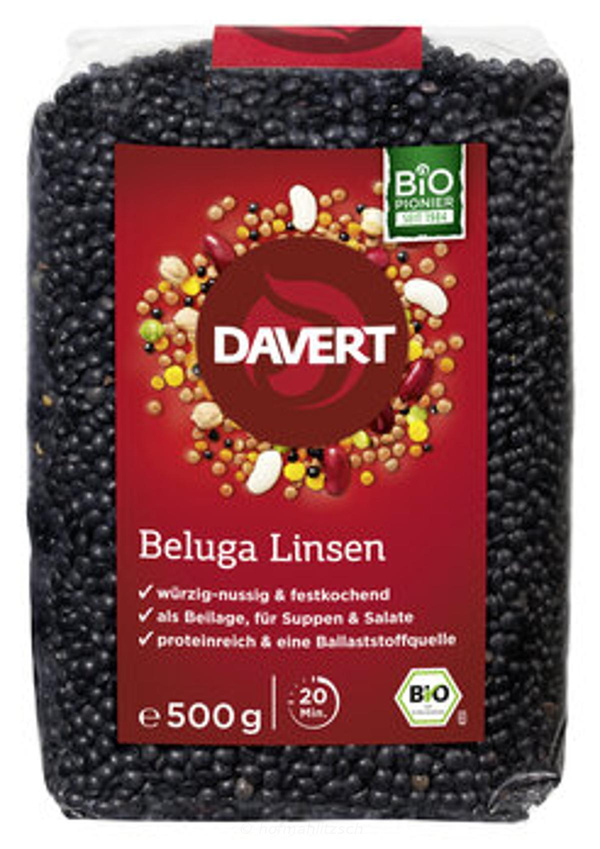 Produktfoto zu Beluga Linsen schwarz, klein