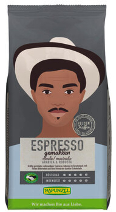 Produktfoto zu Heldenkaffee Espresso gemahlen 250g
