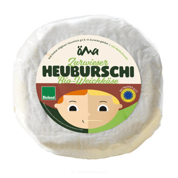 Produktfoto zu Zurwieser Heumilch Burschi - Weichkäse mit milchig-blumiger Note