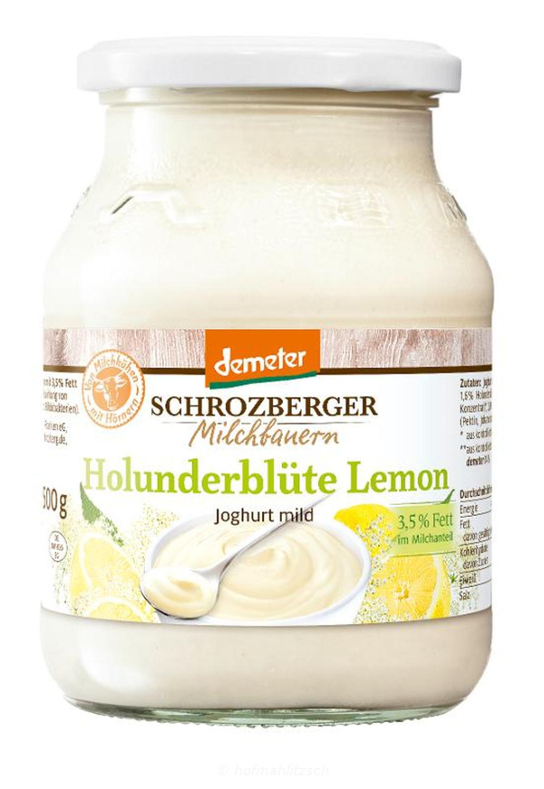 Produktfoto zu Holunderblüte Lemon Sommerjoghurt