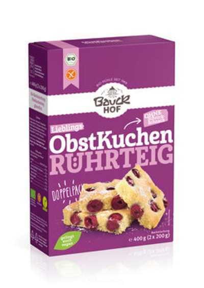 Produktfoto zu Obstkuchenteig, glutenfrei