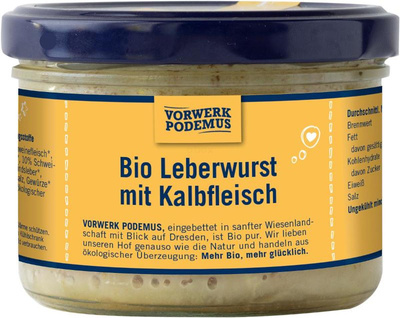 Produktfoto zu Kalbsleberwurst im Glas