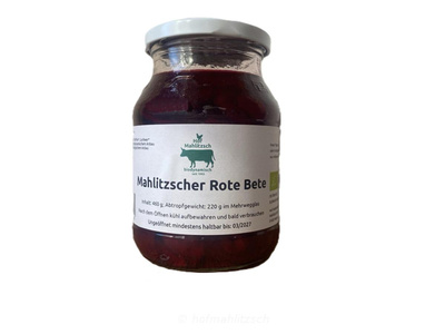 Produktfoto zu Rote Bete im Glas