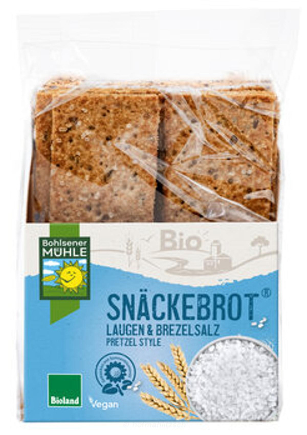 Produktfoto zu Snäckebrot Laugen & Brezelsalz - mild-aromatisches Brotgebäck