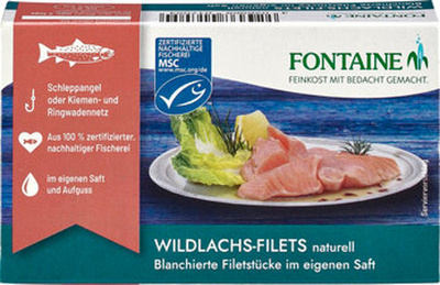 Produktfoto zu Wildlachsfilet naturell