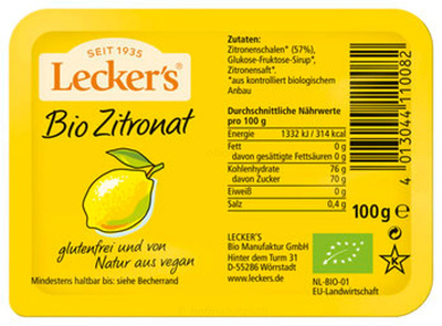 Produktfoto zu Zitronat  100g