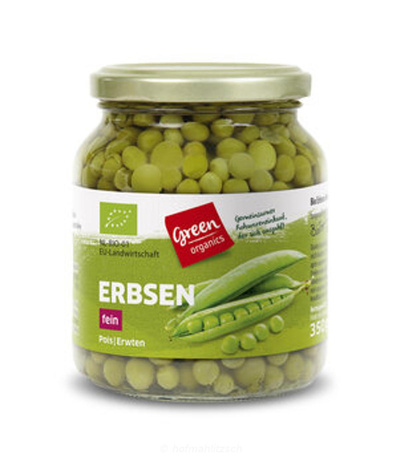 Produktfoto zu green Erbsen fein