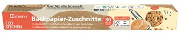 Produktfoto zu Backpapier Zuschnitte 30Stück