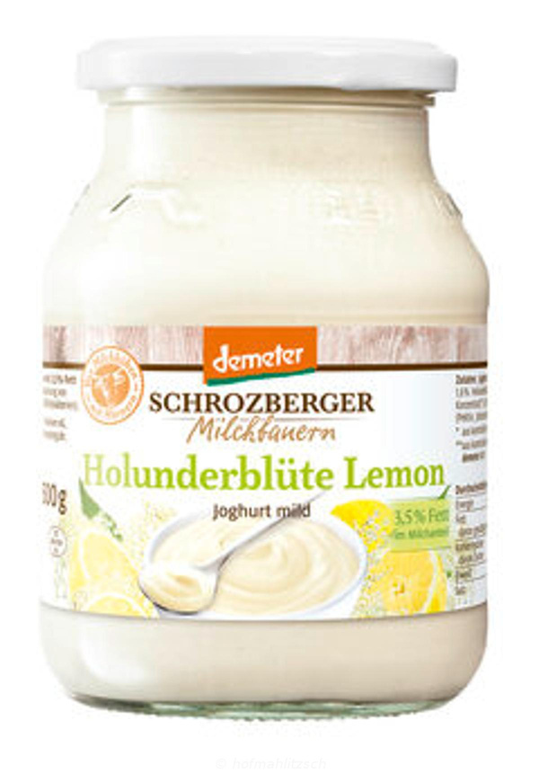 Produktfoto zu Holunderblüte Lemon Sommerjoghurt