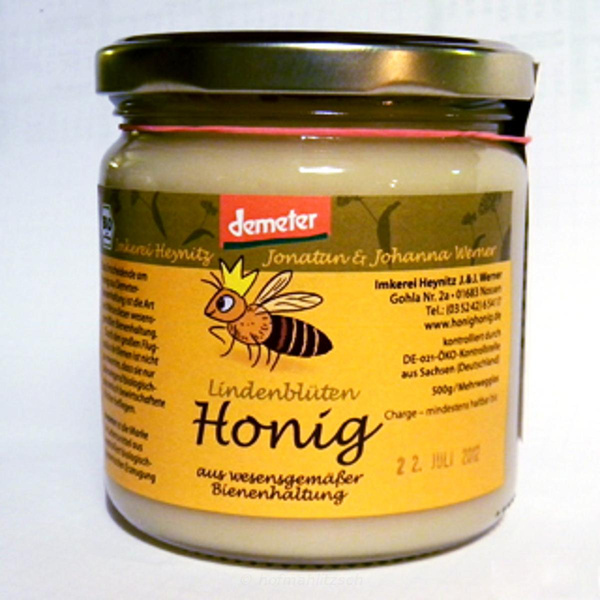 Produktfoto zu Lindenblütenhonig