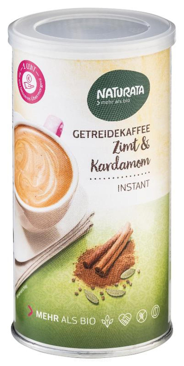 Produktfoto zu Getreidekaffee Zimt & Kardamom Instant