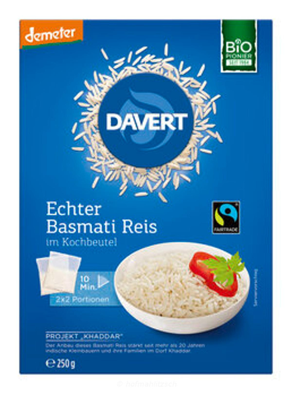 Produktfoto zu Basmati-Reis im Kochbeutel