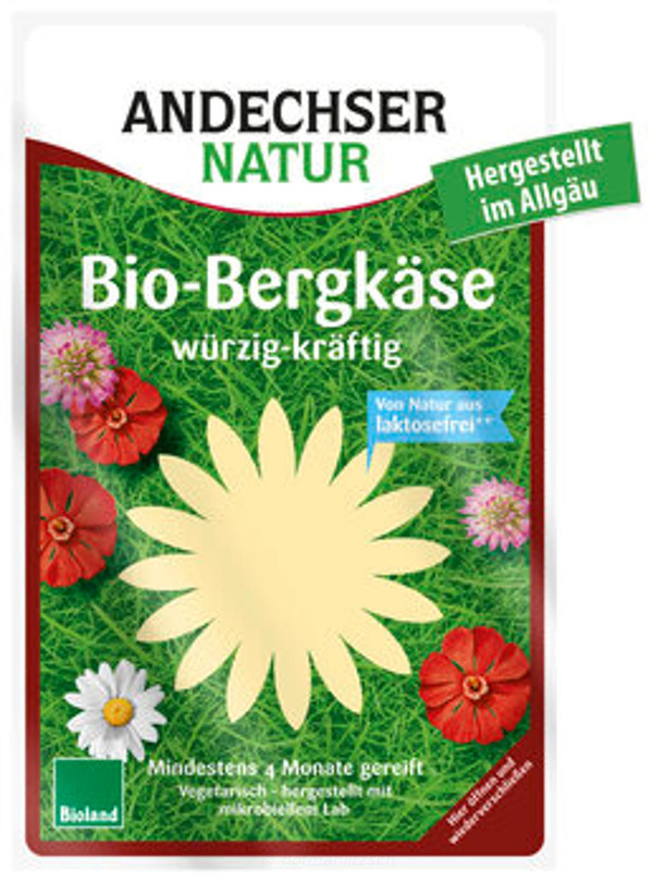 Produktfoto zu Bergkäse in Scheiben