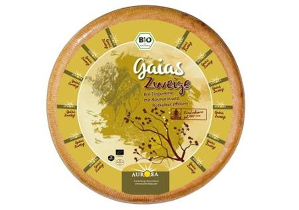 Produktfoto zu Gaias Zweige - warm-würziger Ziegenkäse