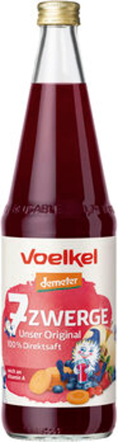 Produktfoto zu 7-Zwerge-Kindersaft 0,7l