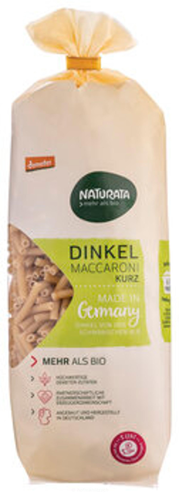 Produktfoto zu Dinkel-Maccaroni kurz hell