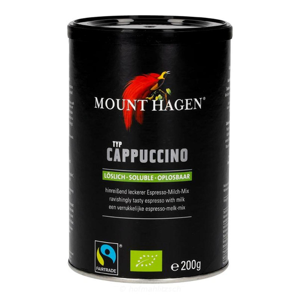 Produktfoto zu Mount Hagen Cappuccino instant