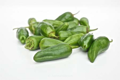 Produktfoto zu Bratpaprika Pimientos de Padron - Kurz gegrillt mit Meersalz & Olivenöl eine echte Delikatesse