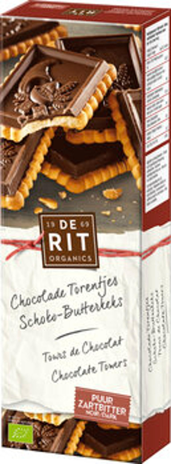 Produktfoto zu Schoko Butterkeks - Butterkekse mit Schokolade