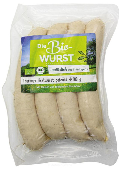 Produktfoto zu Original Thüringer Bratwurst gebrüht (4 x 100g)