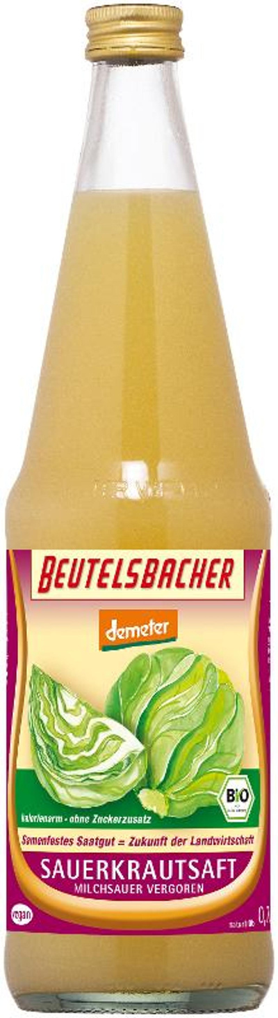 Produktfoto zu Sauerkrautsaft - milchsauer fermentiert