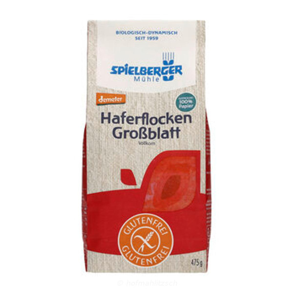 Produktfoto zu Haferflocken Großblatt glutenfrei
