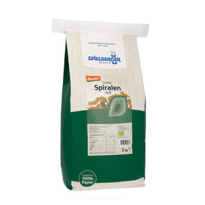 Produktfoto zu Dinkel Spiralen hell 2kg