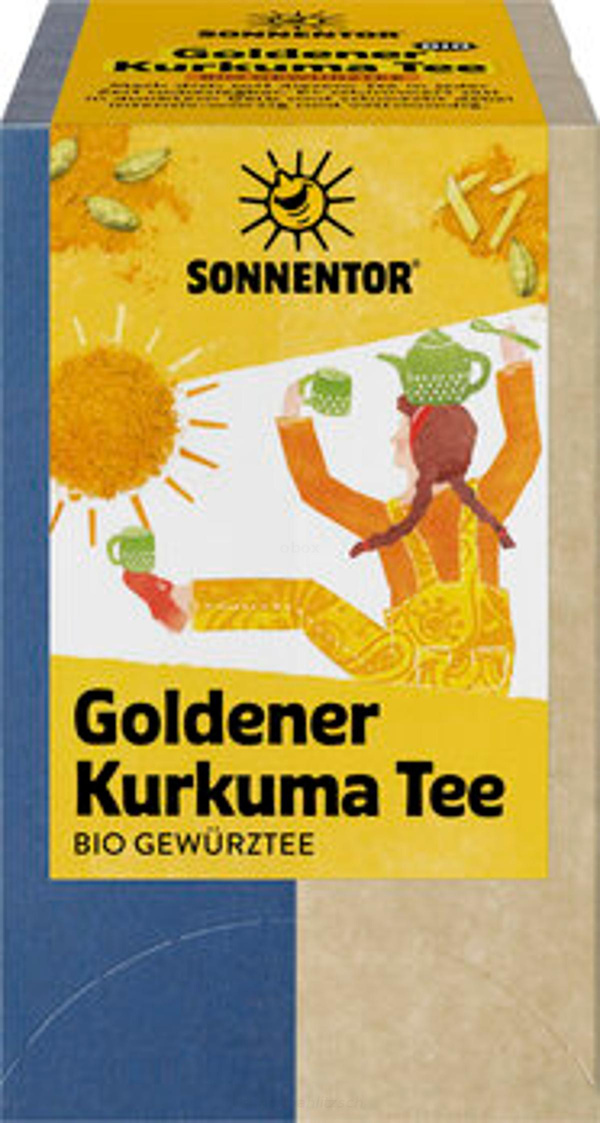 Produktfoto zu Goldener Kurkuma Tee