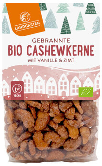 Produktfoto zu Gebrannte Cashewkerne mit Vanille und Zimt