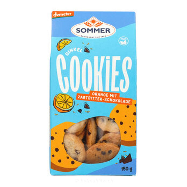 Produktfoto zu Dinkel Schoko Orange Cookies