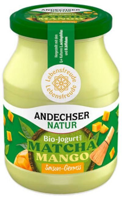 Produktfoto zu Joghurt Matcha-Mango